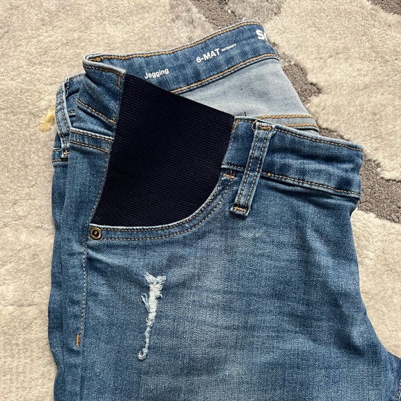 Maternity Sonoma Goods For Life® Side Panel Belly Band Jeggings - Picture 3 of 6
